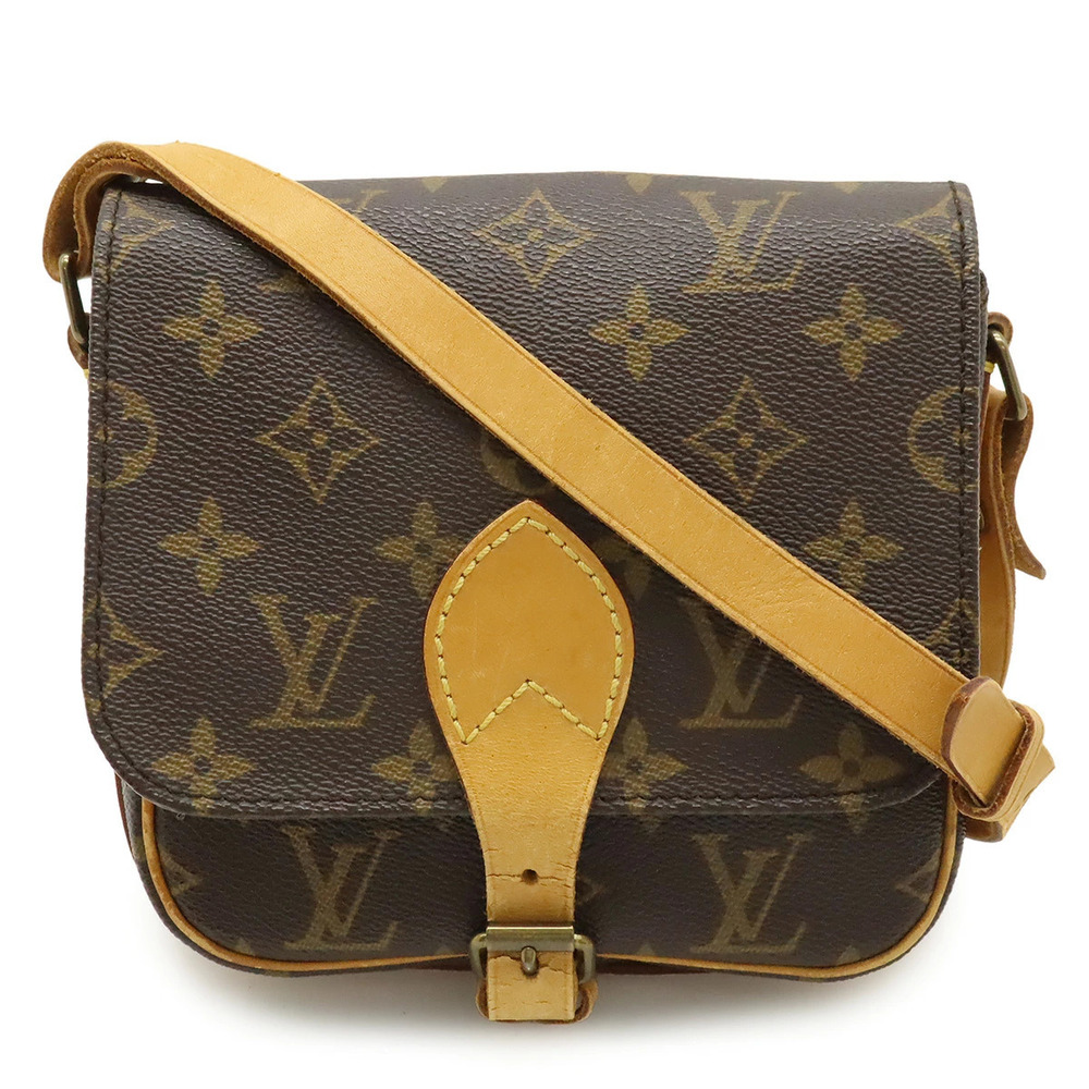 LOUIS VUITTON Monogram Cartouchiere Shoulder Bag Crossbody